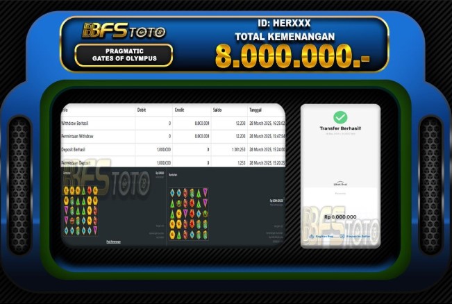 GATES OF OLYMPUS – BUKTI JACKPOT BBFSTOTO