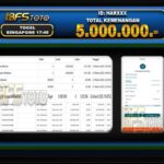 TOGEL SINGAPORE  – BUKTI JACKPOT BBFSTOTO