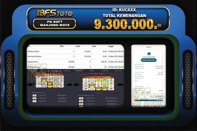 MAHJONG WAYS – BUKTI JACKPOT SLOT BBFSTOTO