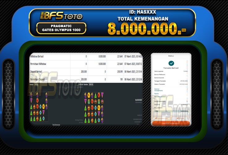 GATES OF OLYMPUS 1000 – BUKTI JACKPOT SLOT BBFSTOTO
