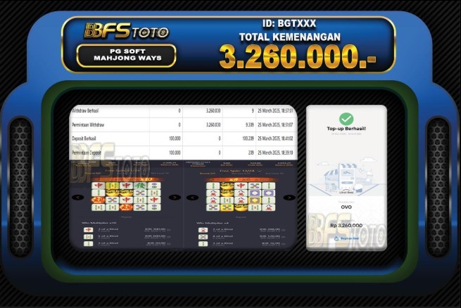 MAHJONG WAYS 2 – BUKTI JACKPOT SLOT BBFSTOTO