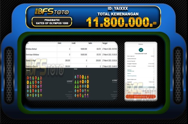 GATES OF OLYMPUS 1000 – BUKTI JACKPOT SLOT BBFSTOTO