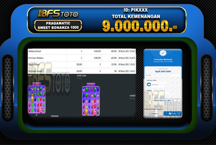 SWEET BONANZA 1000 – BUKTI JACKPOT SLOT BBFSTOTO