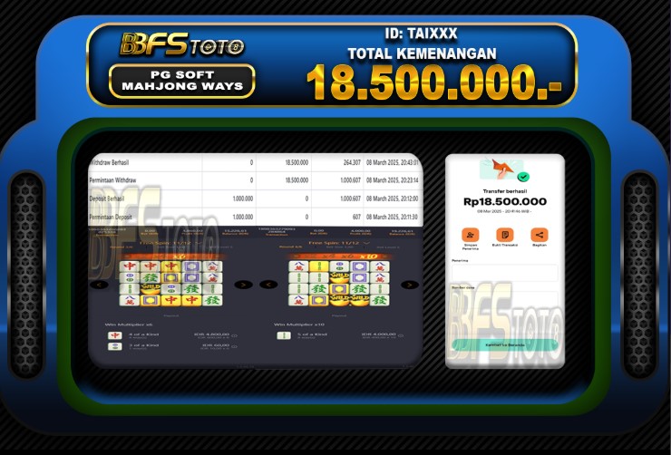 MAHJONG WAYS – BUKTI JACKPOT SLOT BBFSTOTO