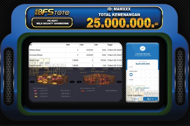 WILD BOUNTY SHOWDOWN – BUKTI JACKPOT SLOT BBFSTOTO