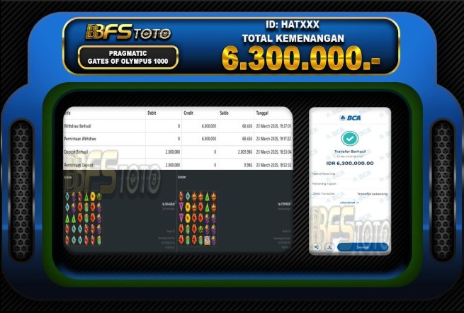 GATES OF OLYMPUS 1000 – BUKTI JACKPOT SLOT BBFSTOTO