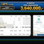 TOGEL CAMBODIA  – BUKTI JACKPOT BBFSTOTO