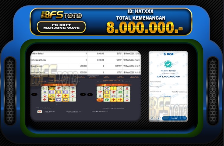 MAHJONG WAYS – BUKTI JACKPOT SLOT BBFSTOTO