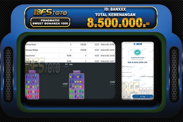 SWEET BONANZA 1000 – BUKTI JACKPOT SLOT BBFSTOTO