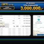 TOGEL PASARAN TAIWAN  – BUKTI JACKPOT BBFSTOTO