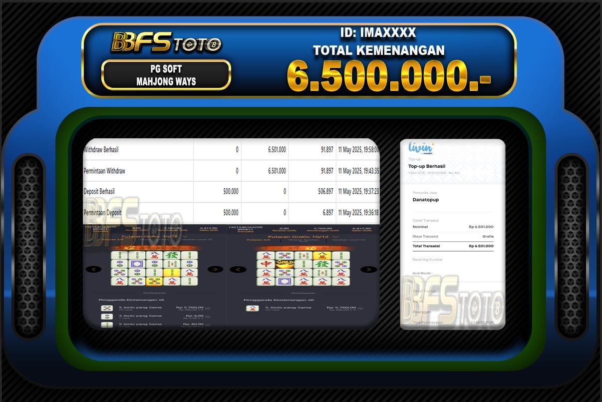 MAHJONG WAYS – BUKTI JACKPOT SLOT BBFSTOTO