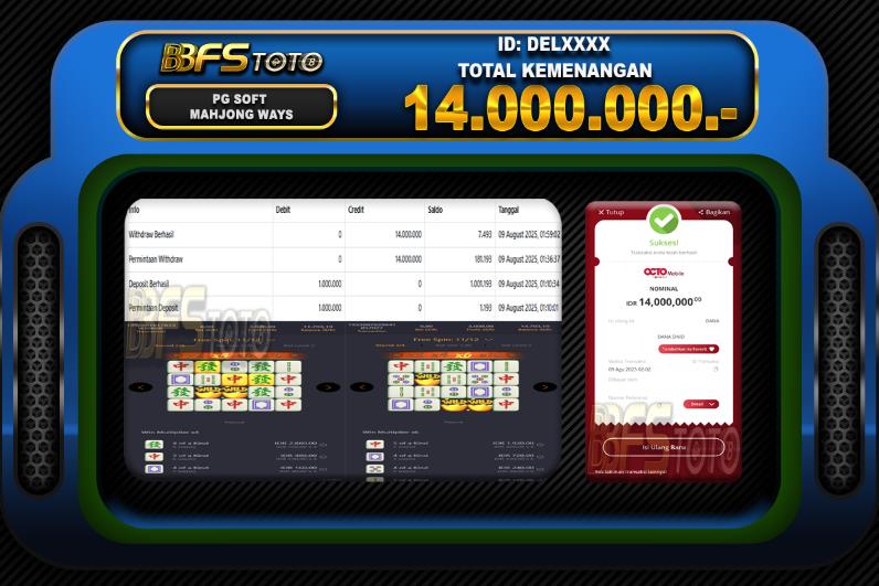 MAHJONG WAYS  – BUKTI JACKPOT BBFSTOTO