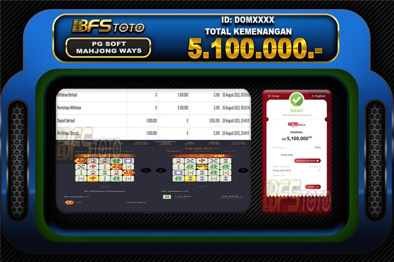 MAHJONG WAYS  – BUKTI JACKPOT SLOT BBFSTOTO
