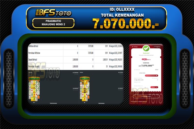 MAHJONG WINS 2 – BUKTI JACKPOT SLOT BBFSTOTO