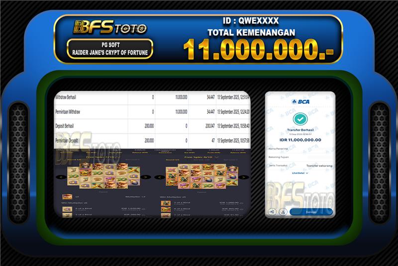 RAIDER JANE’S CRYPT OF FORTUNE – BUKTI JACKPOT SLOT BBFSTOTO