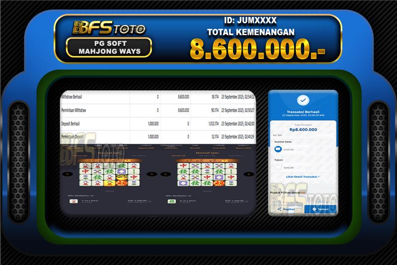 MAHJONG WAYS  – BUKTI JACKPOT SLOT BBFSTOTO