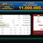 TOGEL PASARAN SINGAPORE  – BUKTI JACKPOT BBFSTOTO