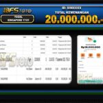 TOGEL PASARAN SINGAPORE  – BUKTI JACKPOT BBFSTOTO