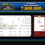 TOGEL PASARAN SINGAPORE  – BUKTI JACKPOT BBFSTOTO