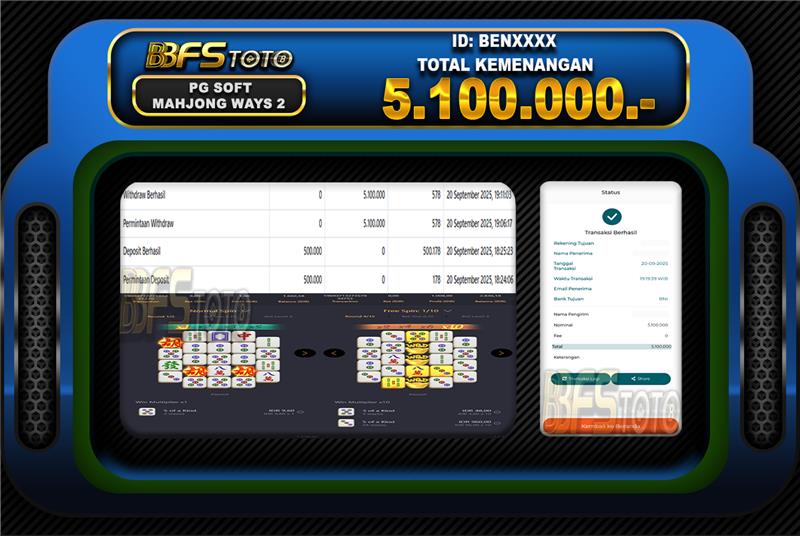 MAHJONG WAYS 2 – BUKTI JACKPOT SLOT BBFSTOTO