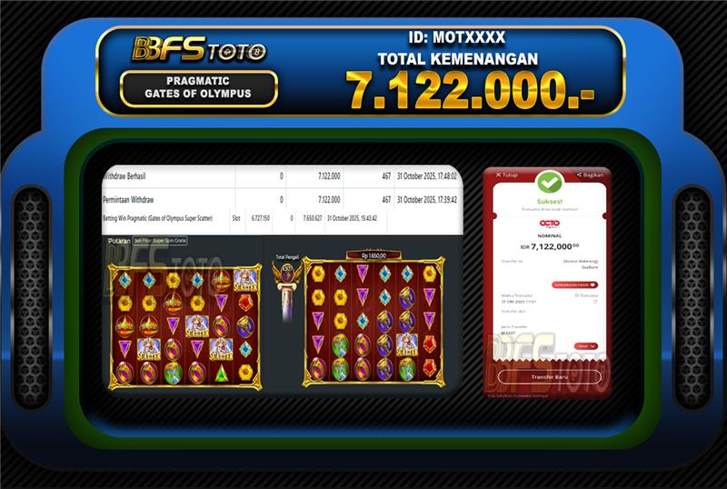 GATES OF OLYMPUS SUPER SCATTER- BUKTI JACKPOT BBFSTOTO