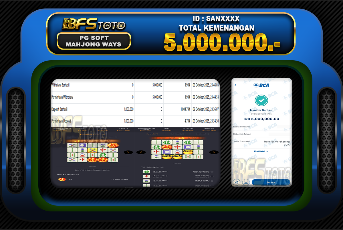 MAHJONG WAYS – BUKTI JACKPOT SLOT BBFSTOTO