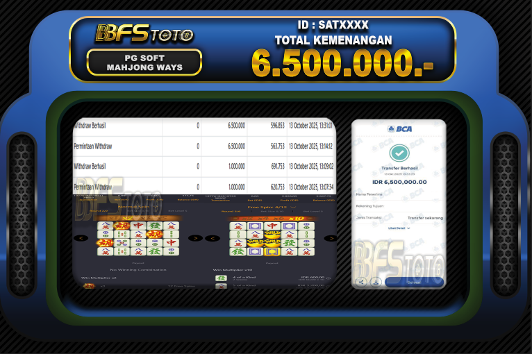 MAHJONG WAYS – BUKTI JACKPOT SLOT BBFSTOTO