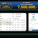 TOGEL PASARAN SINGAPORE  – BUKTI JACKPOT BBFSTOTO