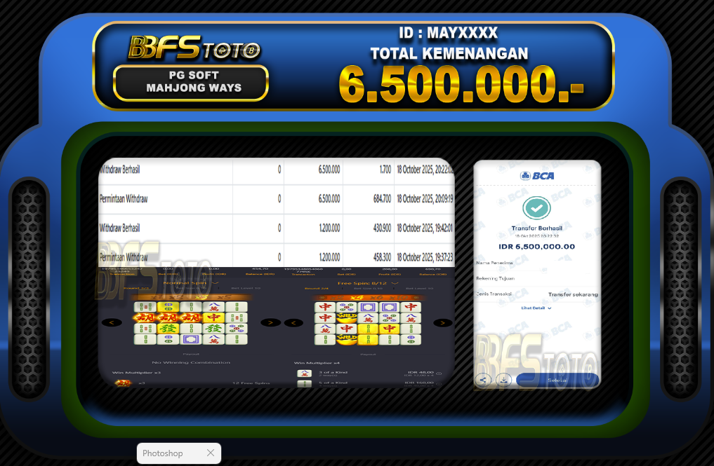 MAHJONG WAYS – BUKTI JACKPOT SLOT BBFSTOTO