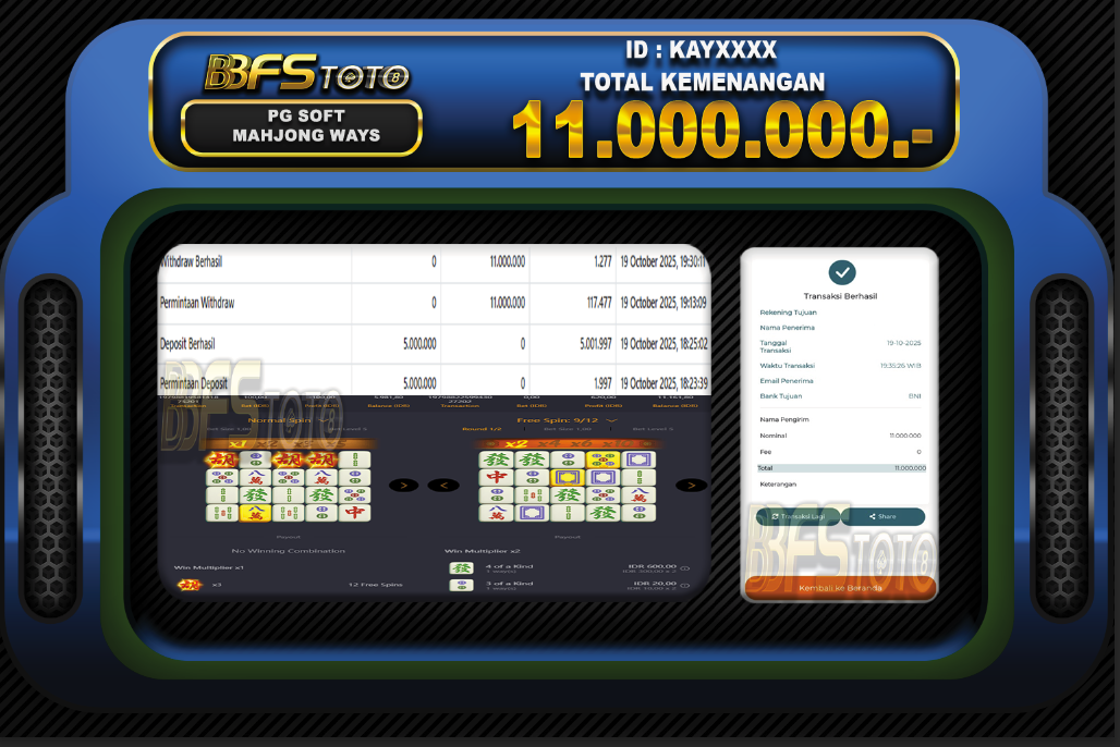 MAHJONG WAYS – BUKTI JACKPOT SLOT BBFSTOTO