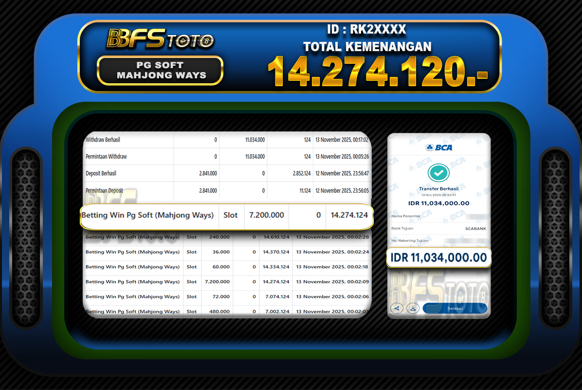 MAHJONG WAYS – BUKTI JACKPOT SLOT BBFSTOTO