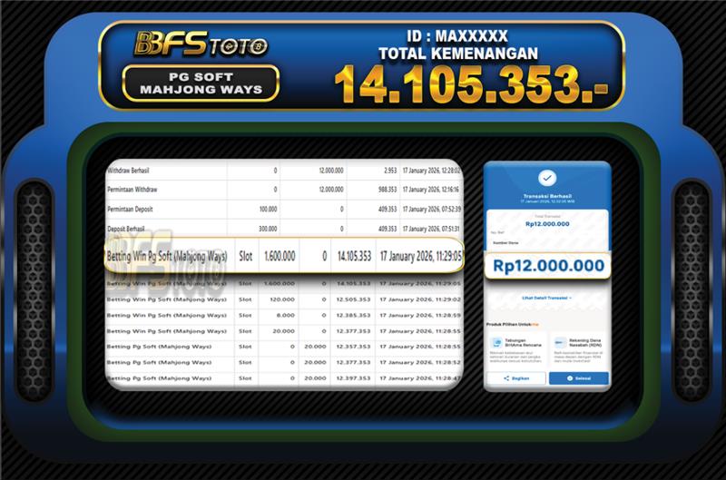 MAHJONG WAYS – BUKTI JACKPOT SLOT BBFSTOTO