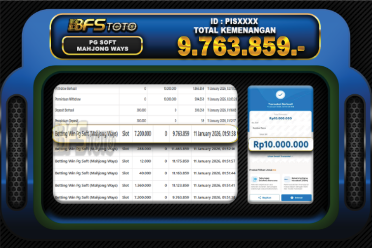 MAHJONG WAYS – BUKTI JACKPOT SLOT BBFSTOTO