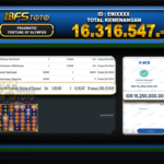 FORTUNE OF OLYMPUS – BLACK SCATTER – BUKTI JACKPOT BBFSTOTO