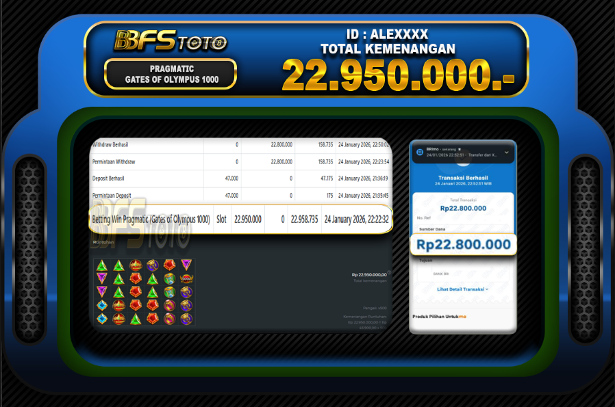 GATES OF OLYMPUS 1000 – BUKTI JACKPOT BBFSTOTO