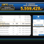 FORTUNE OF OLYMPUS – BLACK SCATTER – BUKTI JACKPOT BBFSTOTO