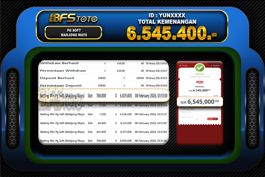 MAHJONG WAYS – BUKTI JACKPOT BBFSTOTO