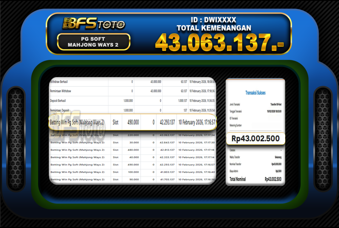 MAHJONG WAYS – BUKTI JACKPOT BBFSTOTO