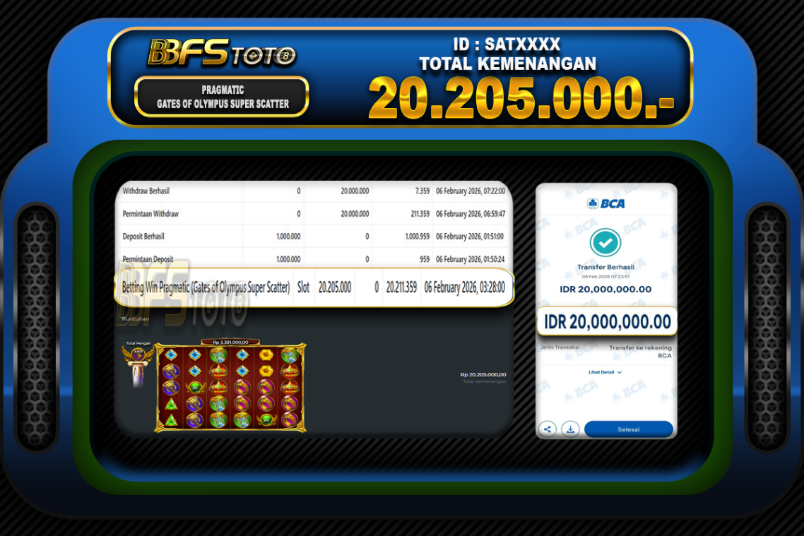 GATES OF OLYMPUS SUPER SCATTER – BUKTI JACKPOT BBFSTOTO